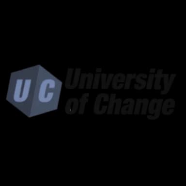 Logo de University of Change, cliente de Gonzalo Fischer